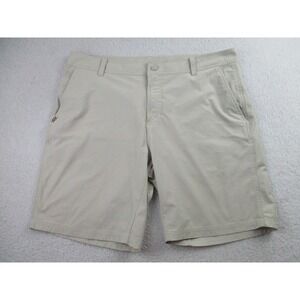 Rhone‎ Shorts Mens 35 Beige Zip Pockets Performance Chino Running Workout Active